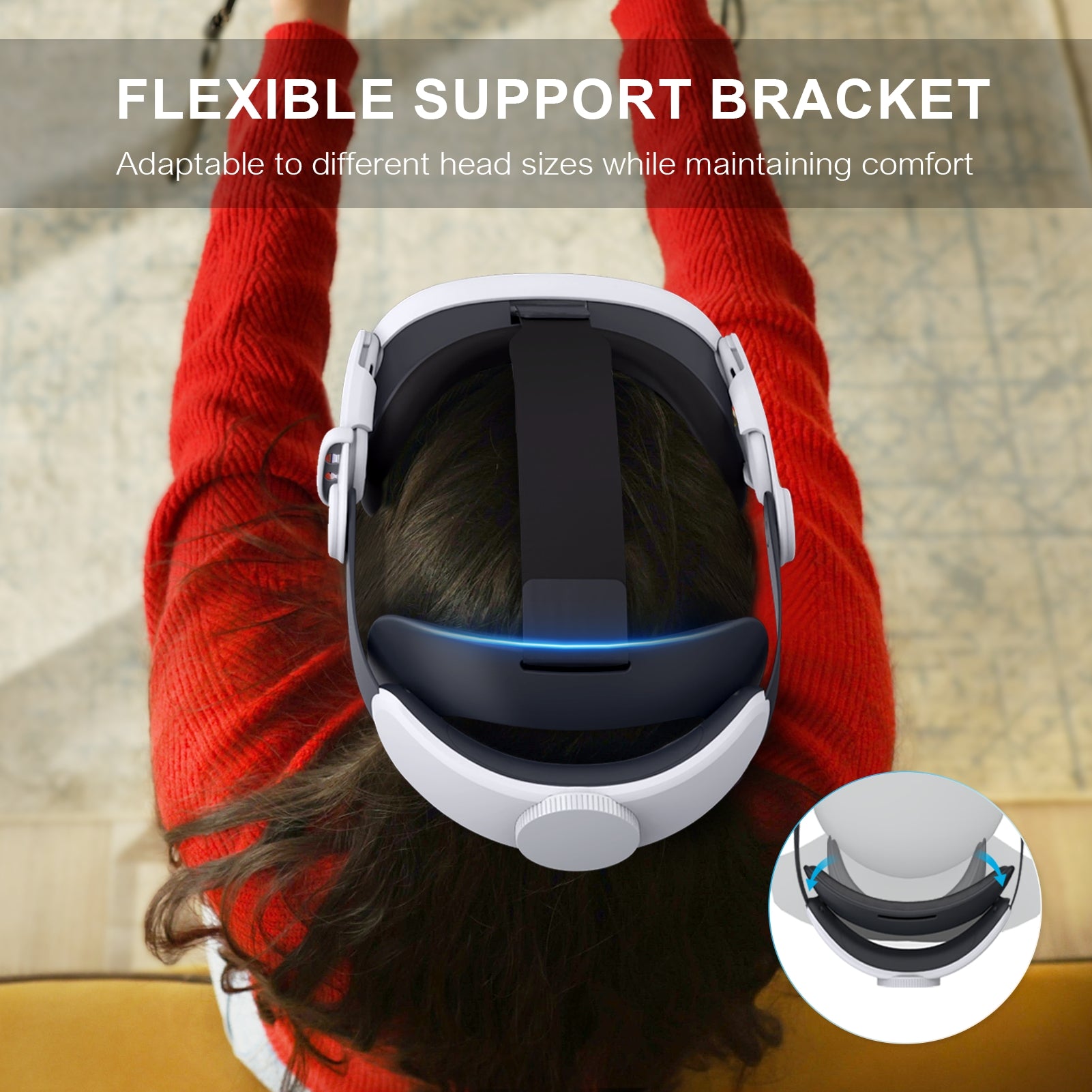 BOBOVR M3 Mini Head Strap Accessories,Compatible with Quest 3,Elite Strap for Enhanced Support and Lightweight Design,Zero-Touch for ears