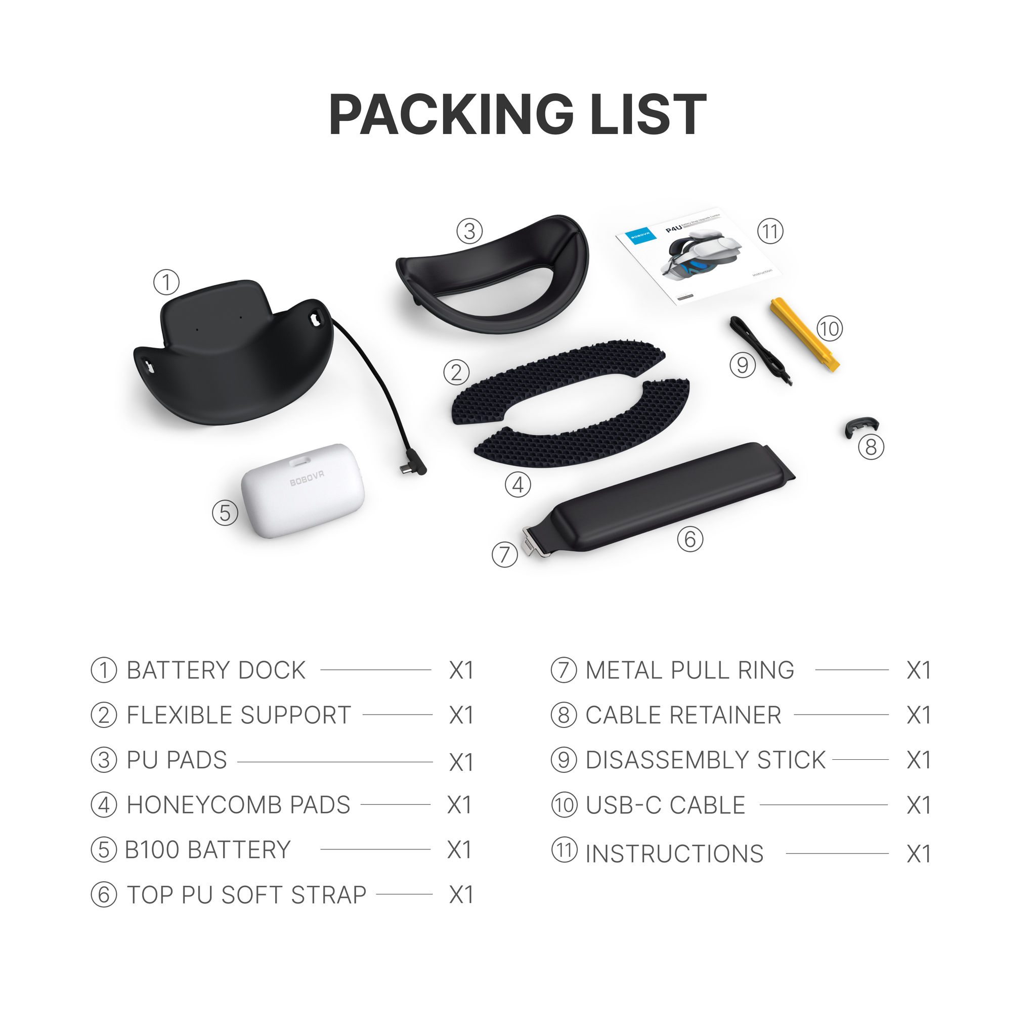 BOBOVR P4U バッテリーストラップ(10,000mAh) PICO 4 Ultra & Ultra BOBOVR P4U バッテリーストラップ(10,000mAh) PICO 4 Ultra & Ultra