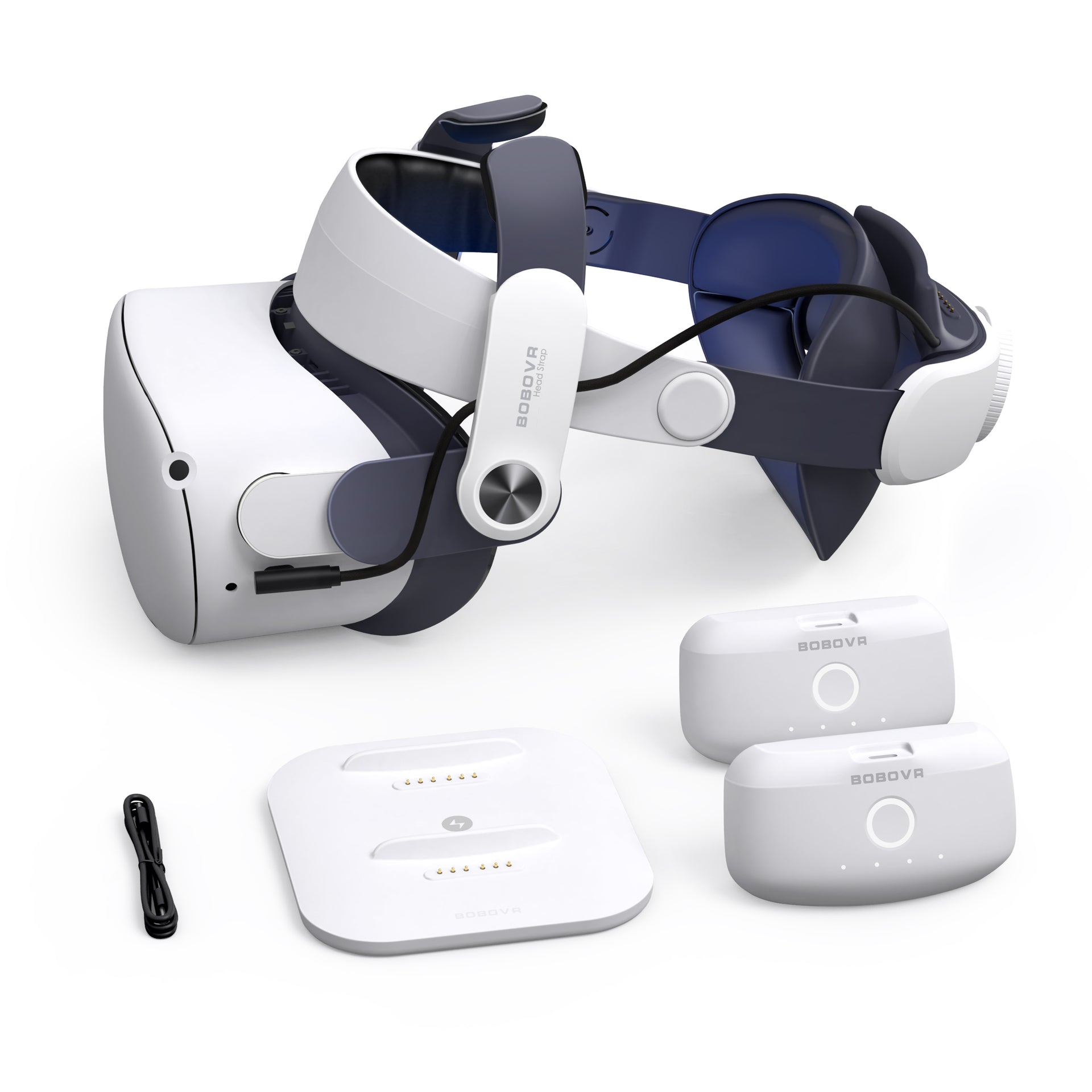 BOBOVR M2 Plus Head Strap Twin Battery Combo BOBOVR bobovr-m2-plus-head-strap-twin-battery-combo-bobovr